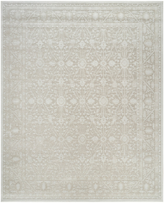 Nourison Dekor 7'10" x 9'10" Ivory Beige Vintage Indoor Rug