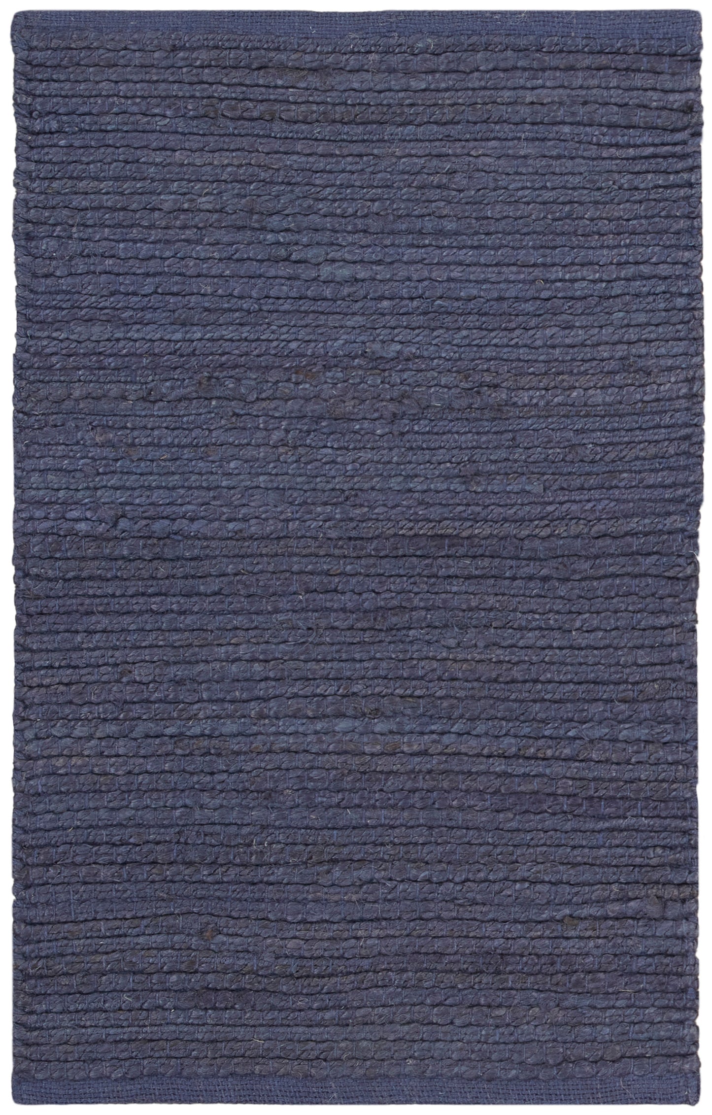 Nourison Natural Jute 3' x 5' Navy Farmhouse Indoor Rug