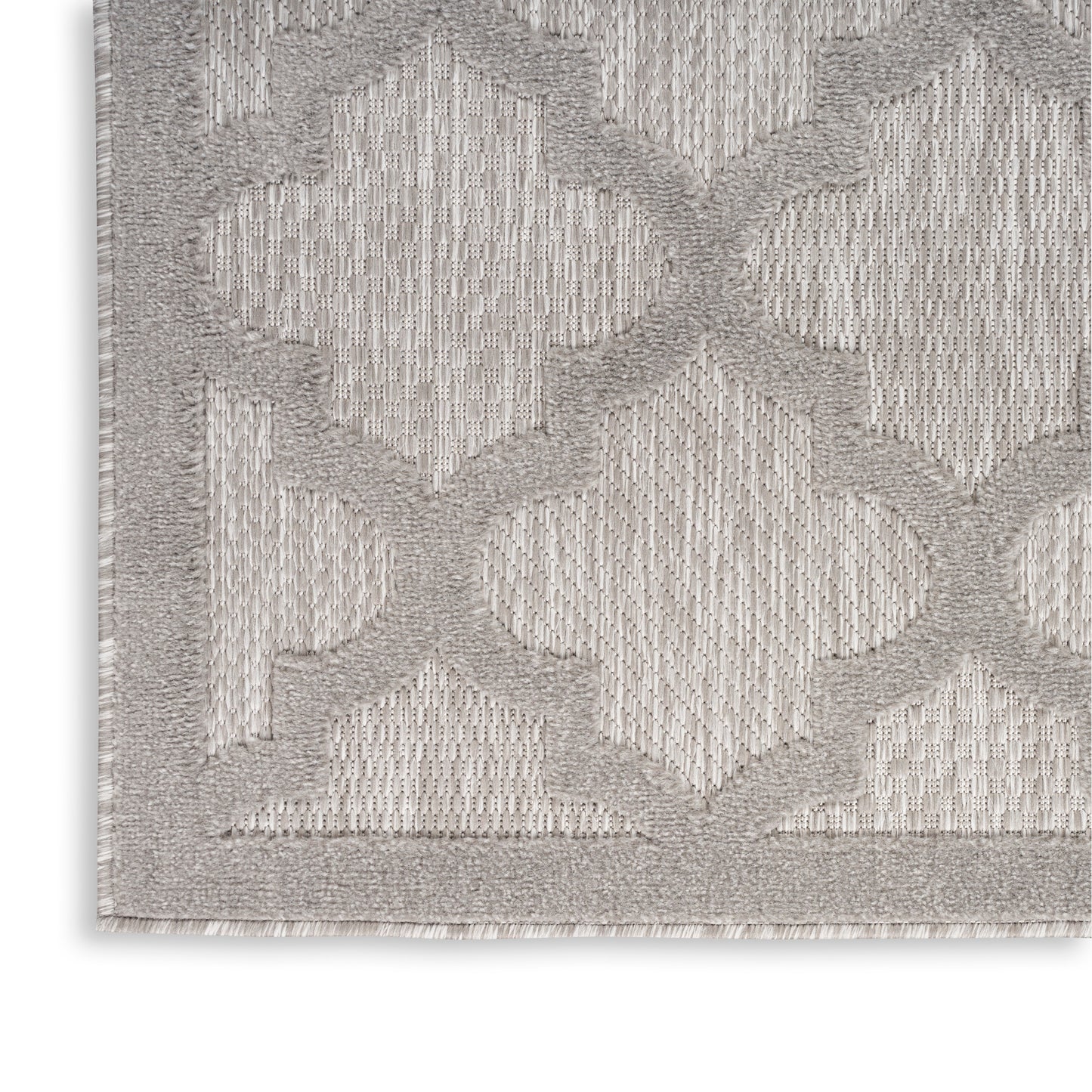 Nourison Easy Care 9' x 12' Silver Grey Modern Rug