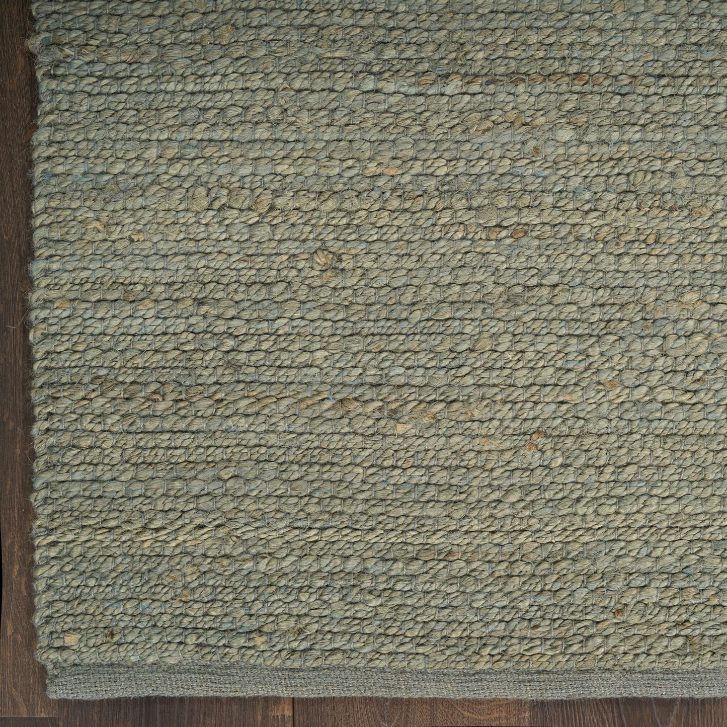 Nourison Natural Jute 6' x 9' Sage Farmhouse Indoor Rug