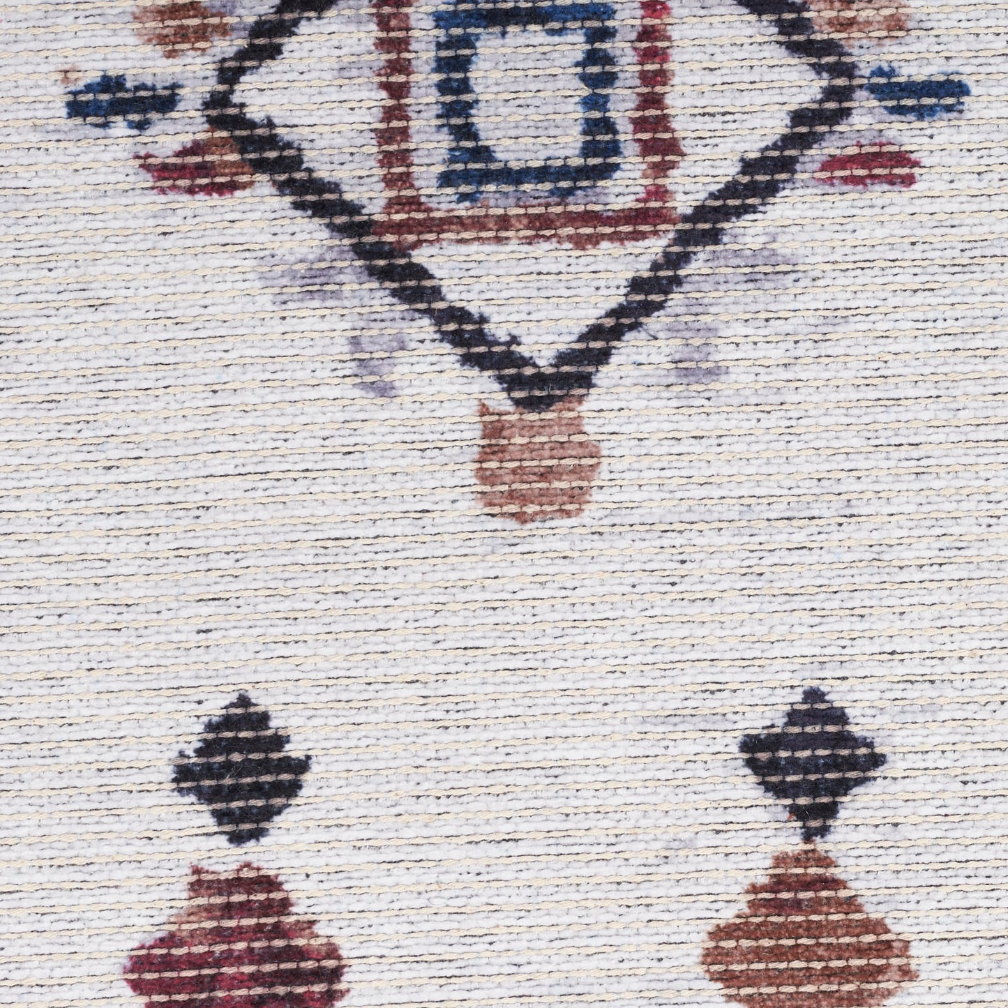 Nourison New Concept Washables 2' x 3'9" Ivory Multicolor Bohemian Indoor Rug