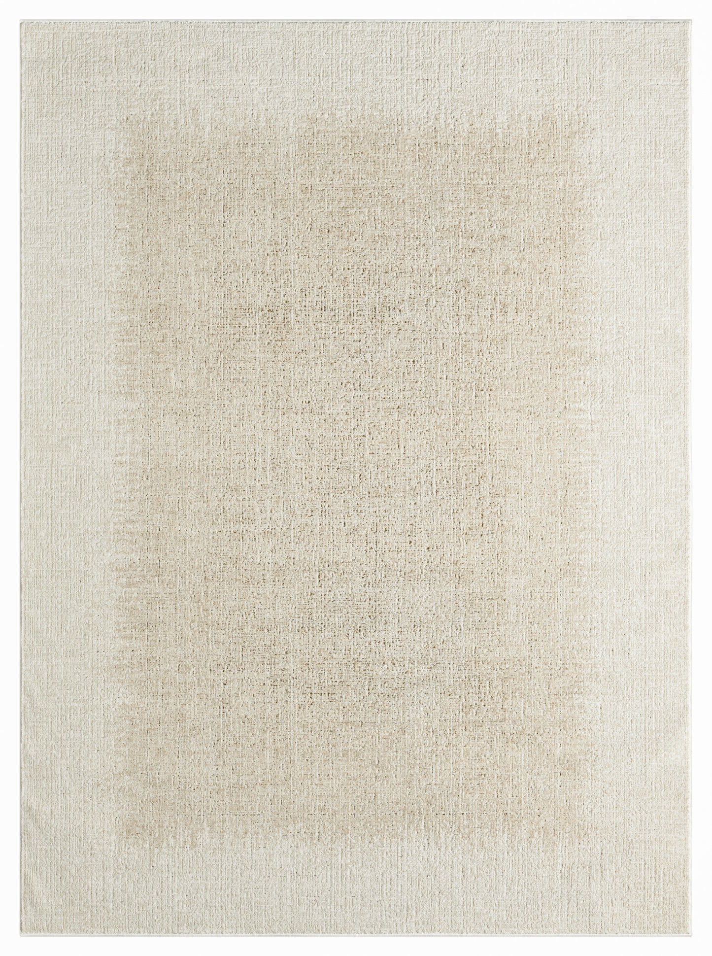DKNY Grand Street 3'11" x 5'11" Ivory Beige Modern Indoor Rug