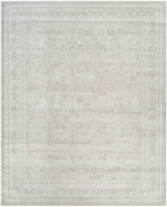 Nourison Dekor 7'10" x 9'10" Ivory Beige Vintage Indoor Rug