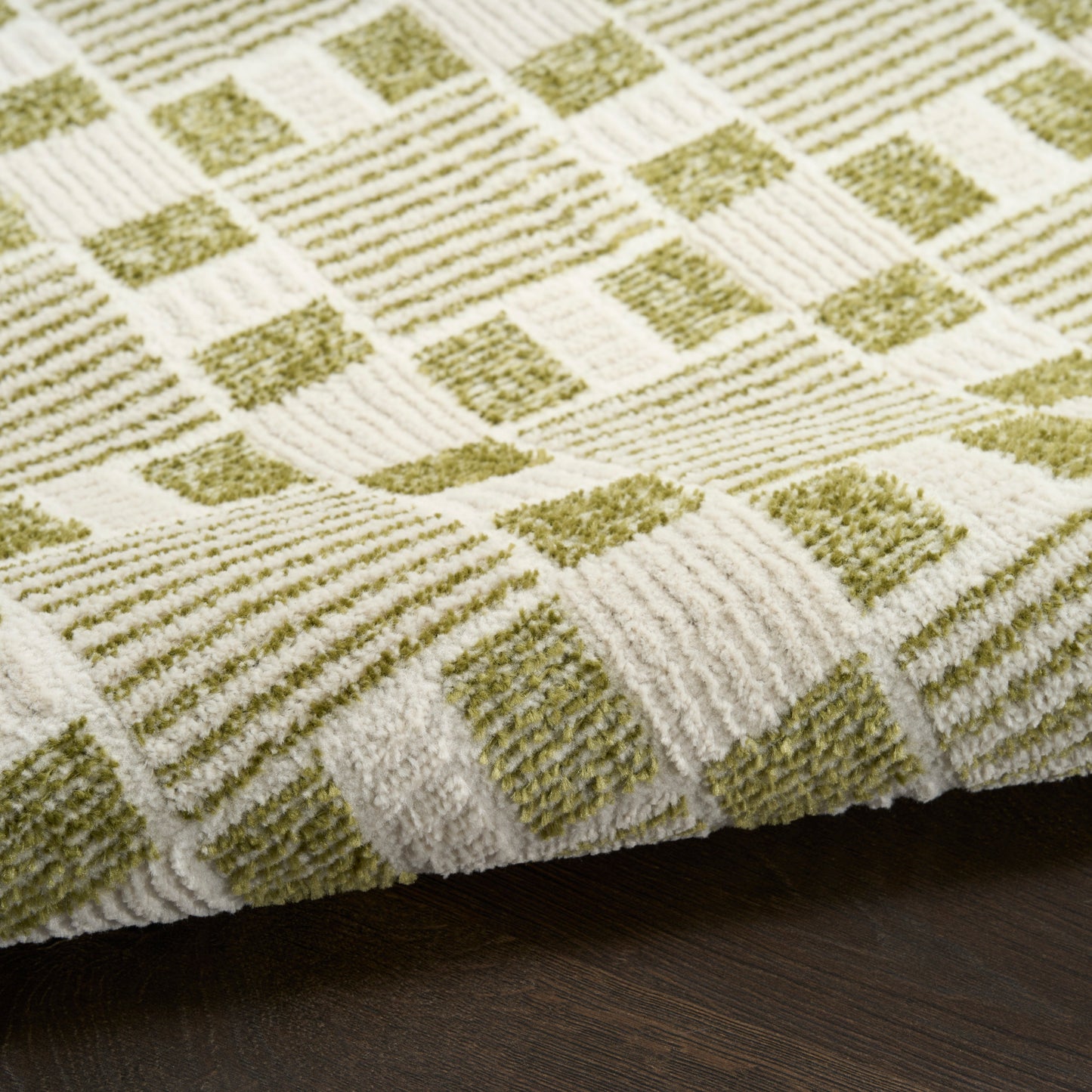 Nourison Nordic 5' x 7' Green Modern Indoor Rug