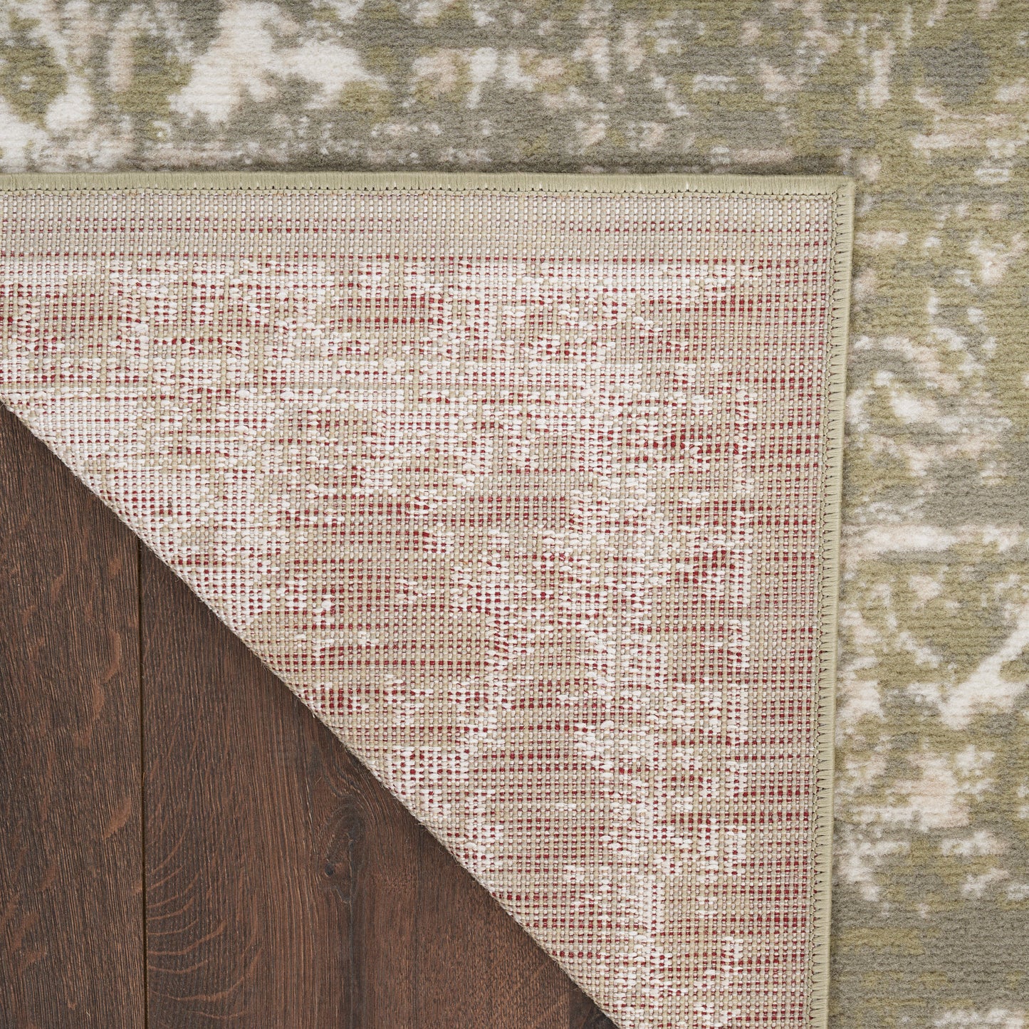 Nourison Grafix 3'9" x 5'9" Olive Vintage Indoor Rug