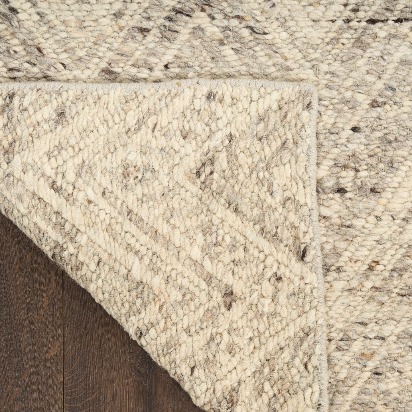 DKNY Pure Purl 7'9" x 9'9" Grey Ivory Modern Indoor Rug