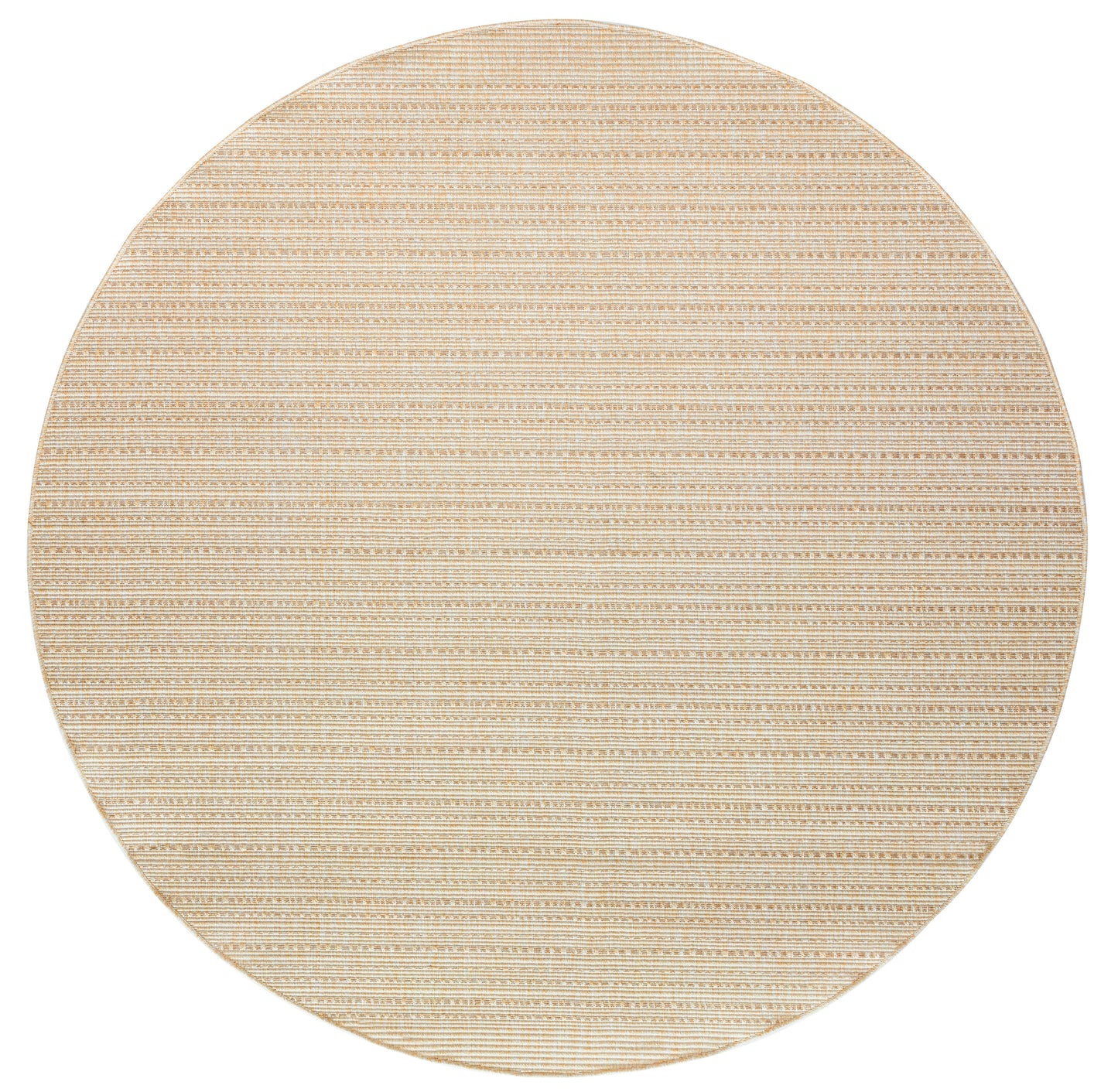 Nourison Tulum 8' x Round Cream Outdoor Rug