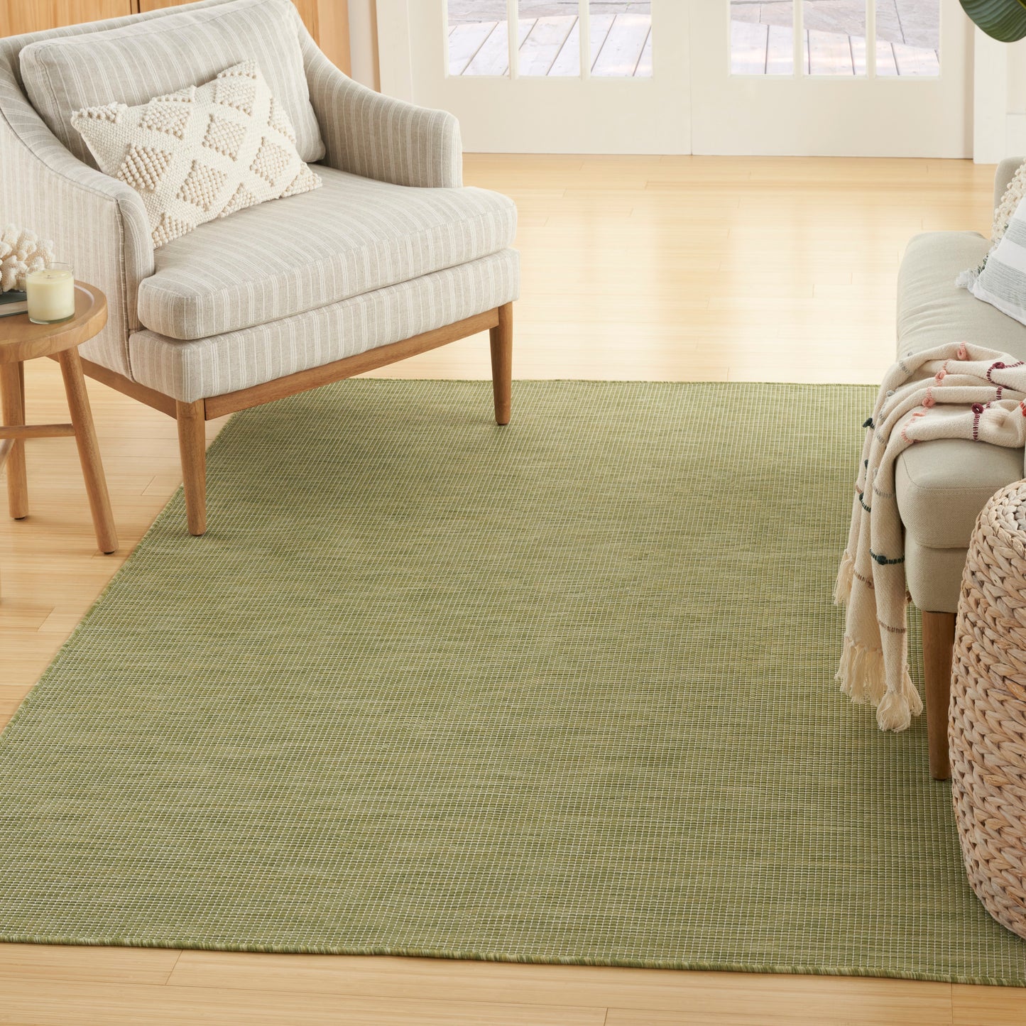 Nourison Positano 10' x 14' Green Modern Rug