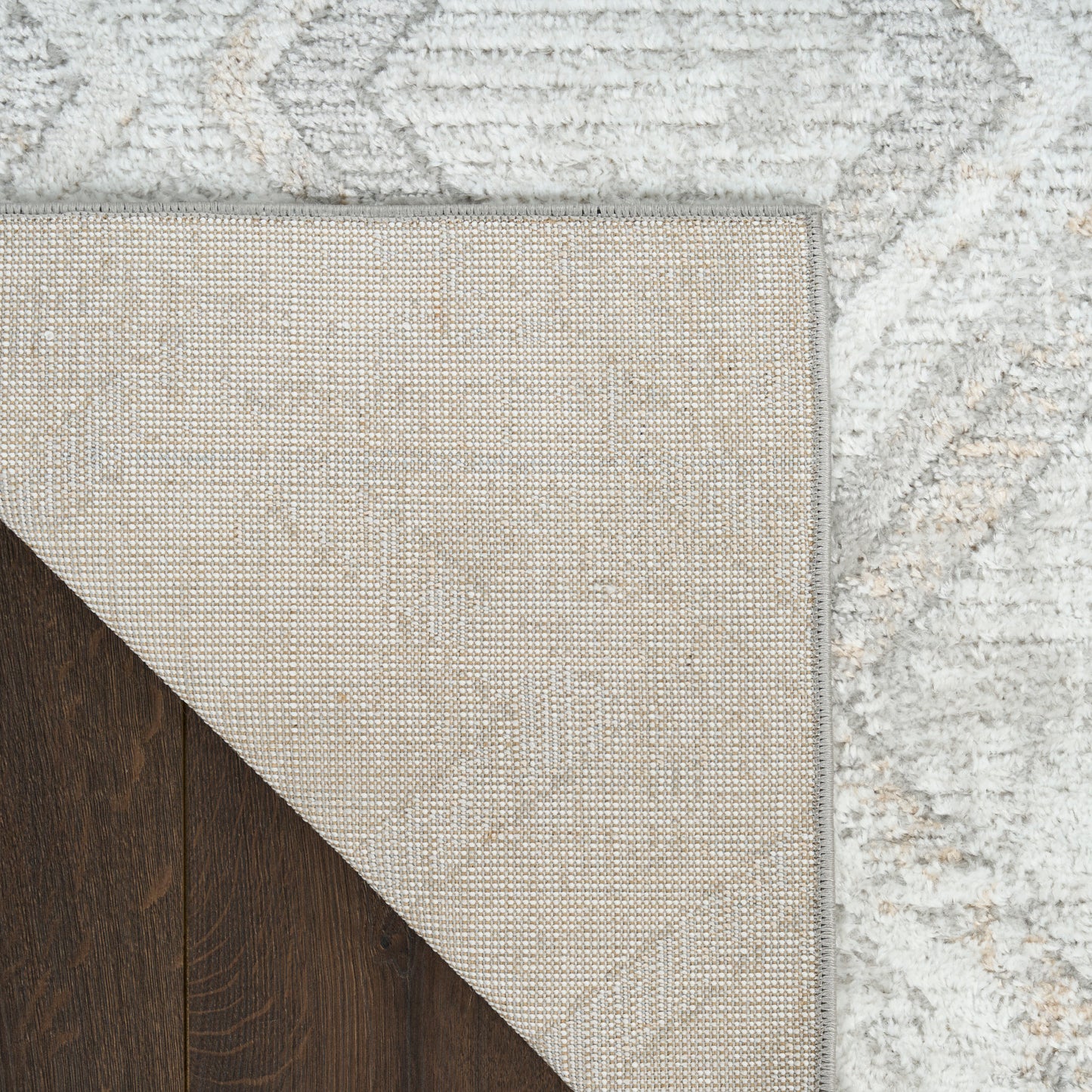 Nourison Dekor 5'3" x 7' Grey Modern Indoor Rug
