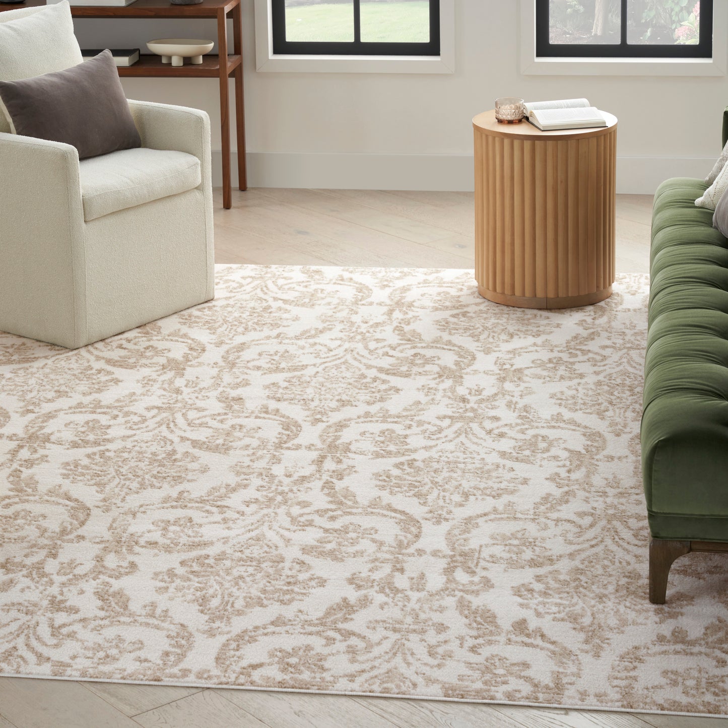 Nourison Jubilant 8' x 10' Ivory Beige Vintage Indoor Rug