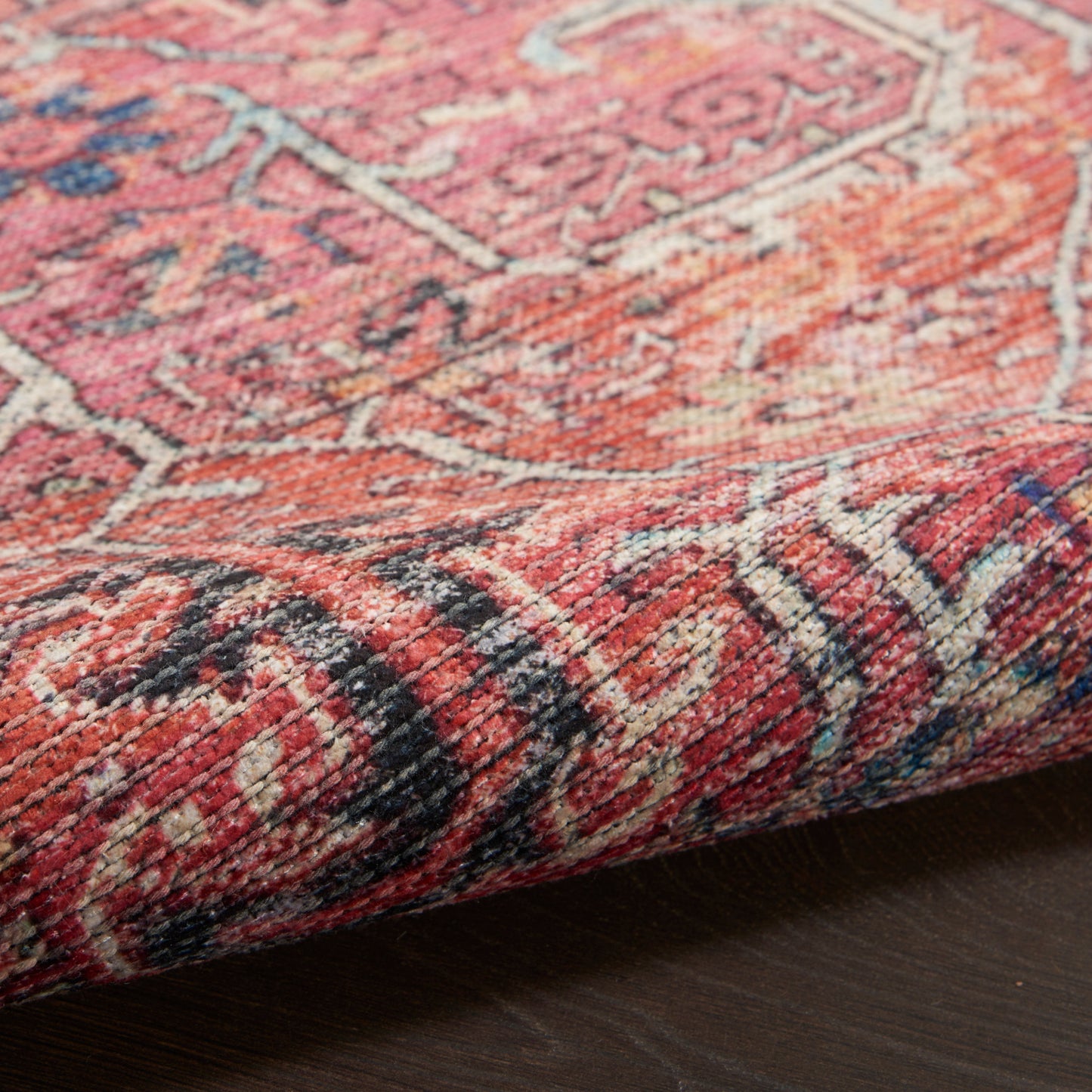 Nourison New Concept Washables 2' x 3'9" Brick Vintage Indoor Rug