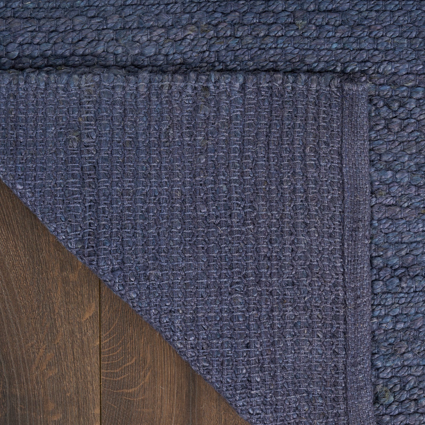 Nourison Natural Jute 3' x 5' Navy Farmhouse Indoor Rug