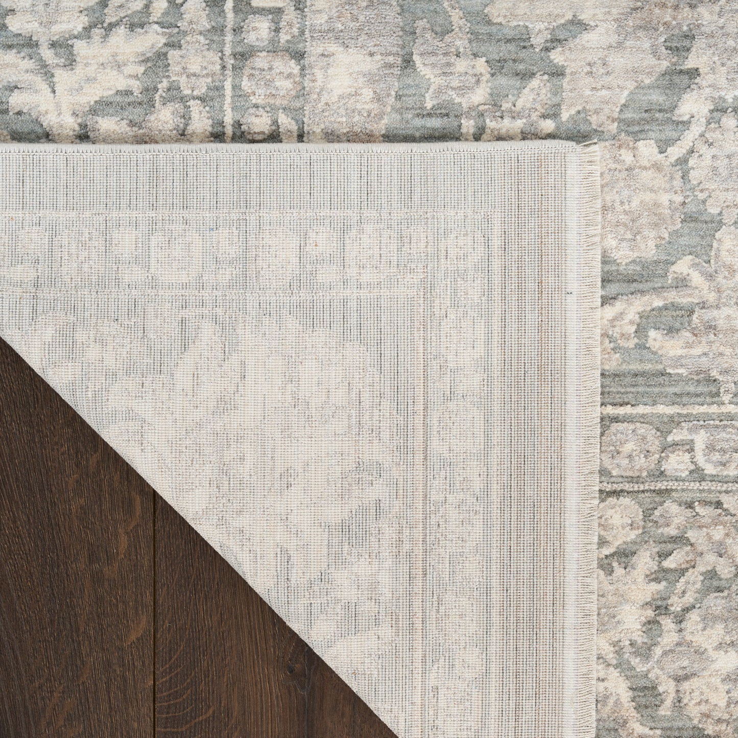 Nourison Shadows 5'3" x 7'3" Sage Ivory Vintage Indoor Rug