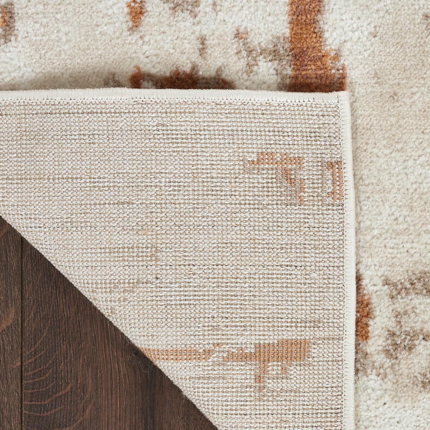 Nourison Quarry 6' x 9' Ivory Rust Modern Indoor Rug