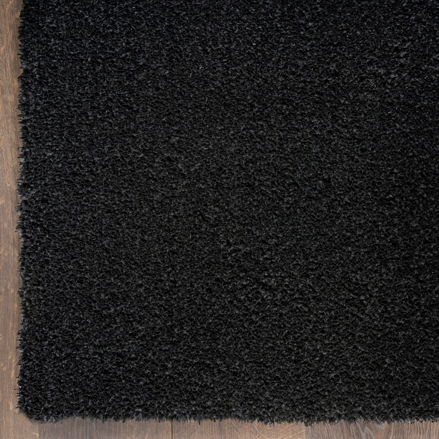 Nourison Pacific Shag 7'10" x 9'10" Black Shag Indoor Rug