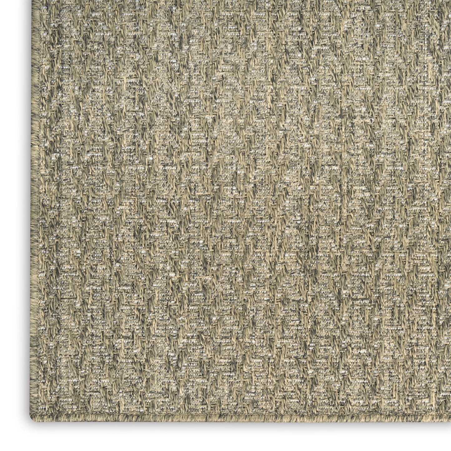 Nourison Tulum 2'2" x 8' Olive Outdoor Rug