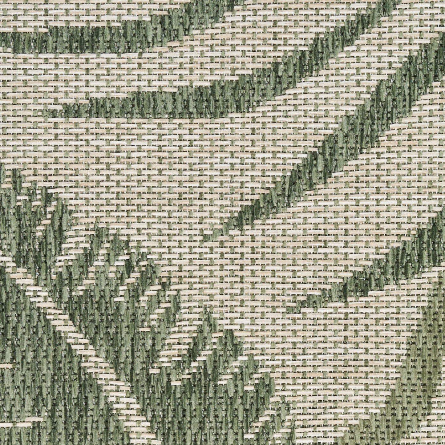 Nourison Garden Oasis 2' x 6' Ivory Green Outdoor Rug