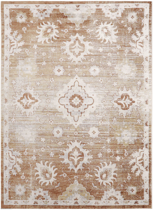 Nourison Astra Machine Washable 7'10" x 10' Copper Vintage Indoor Rug