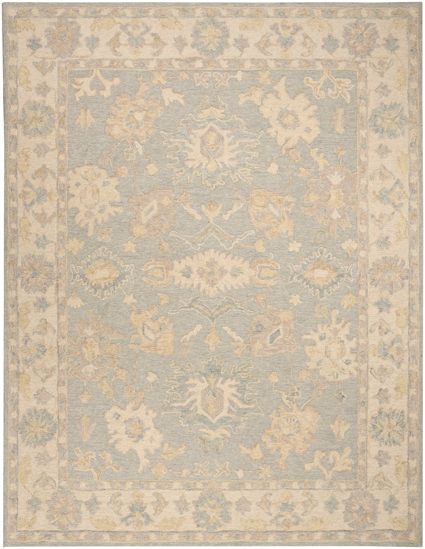 Nourison Maison 5'9" x 8'9" Blue Ivory Vintage Indoor Rug