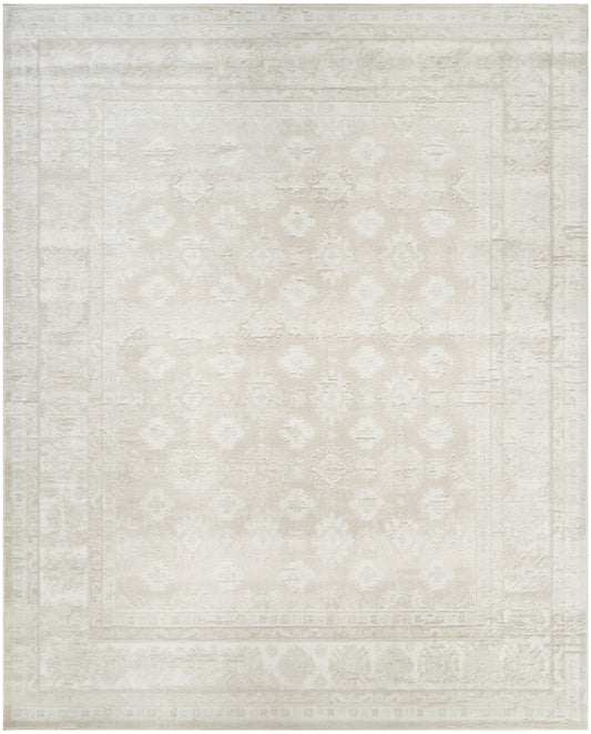 Nourison Dekor 7'10" x 9'10" Ivory Beige Vintage Indoor Rug