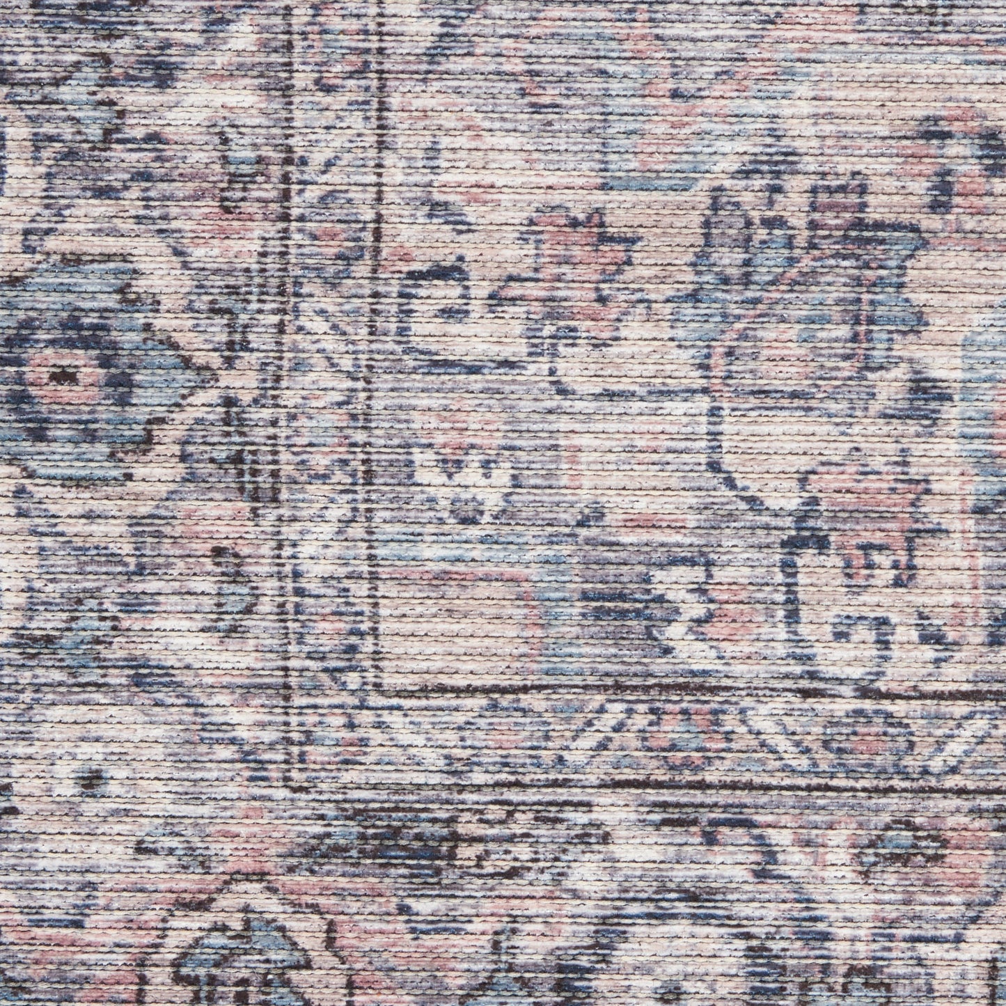 Nourison New Concept Washables 2' x 3'9" Grey Vintage Indoor Rug