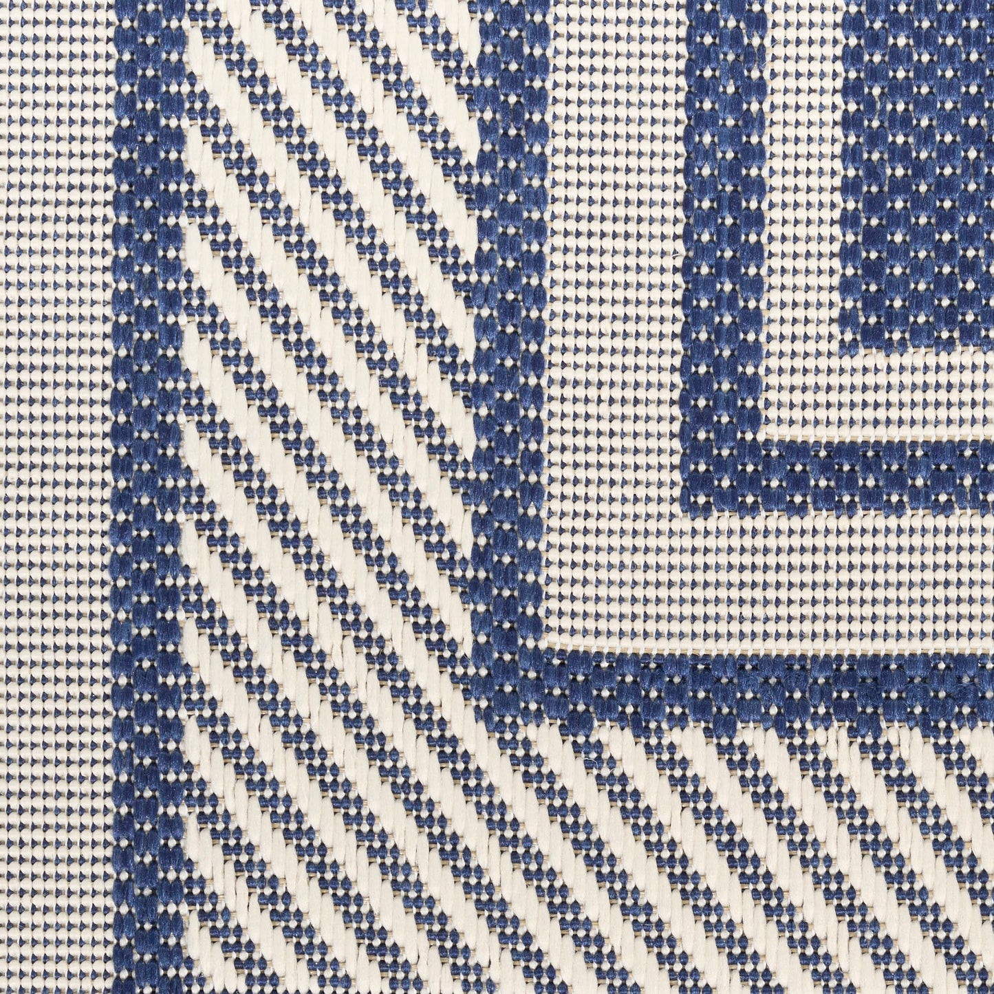 Nourison Horizon Indoor/Outdoor 10' x 14' Navy Modern Rug