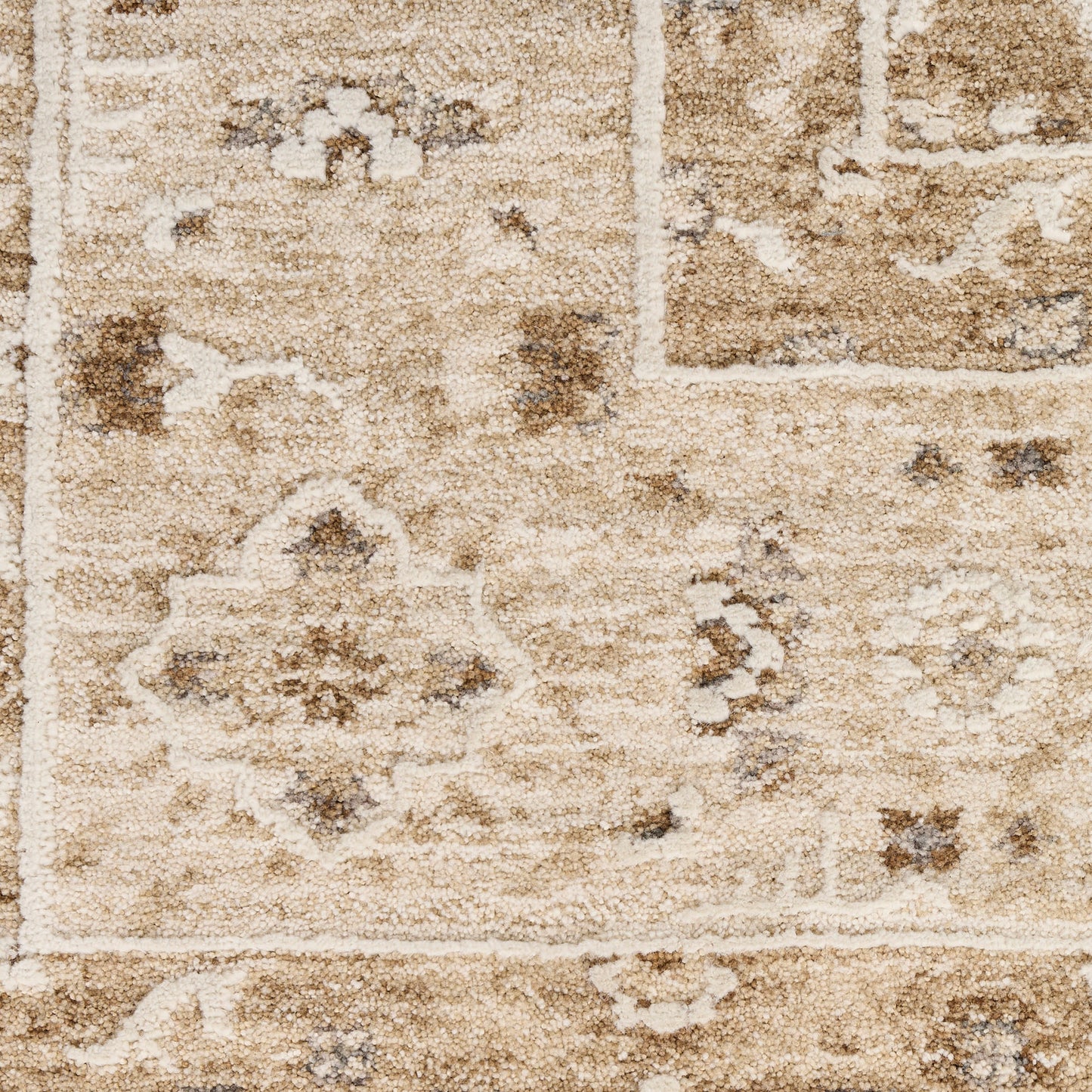 Nourison Retreat 9'6" x 13'2" Beige Vintage Indoor Rug