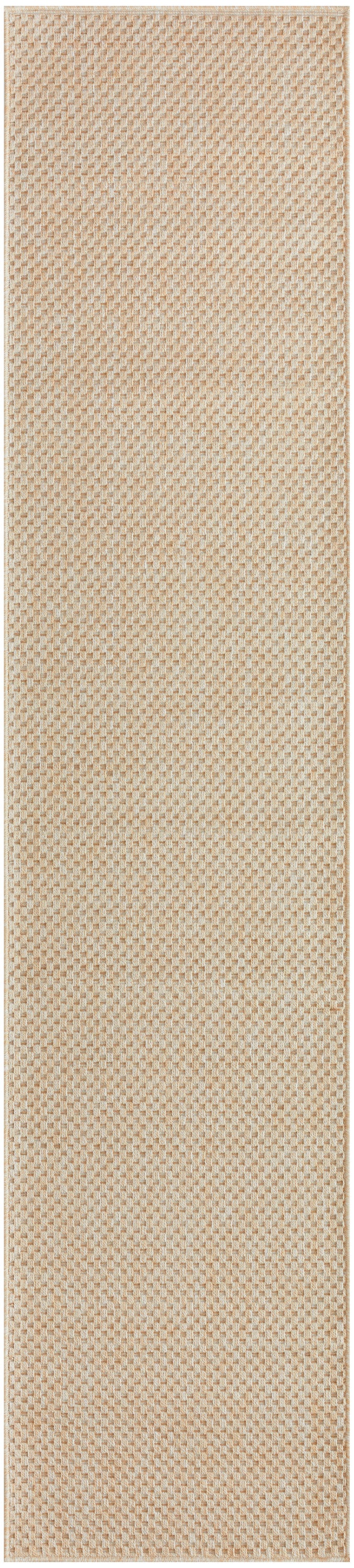Nourison Tulum 2'2" x 8' Cream Outdoor Rug