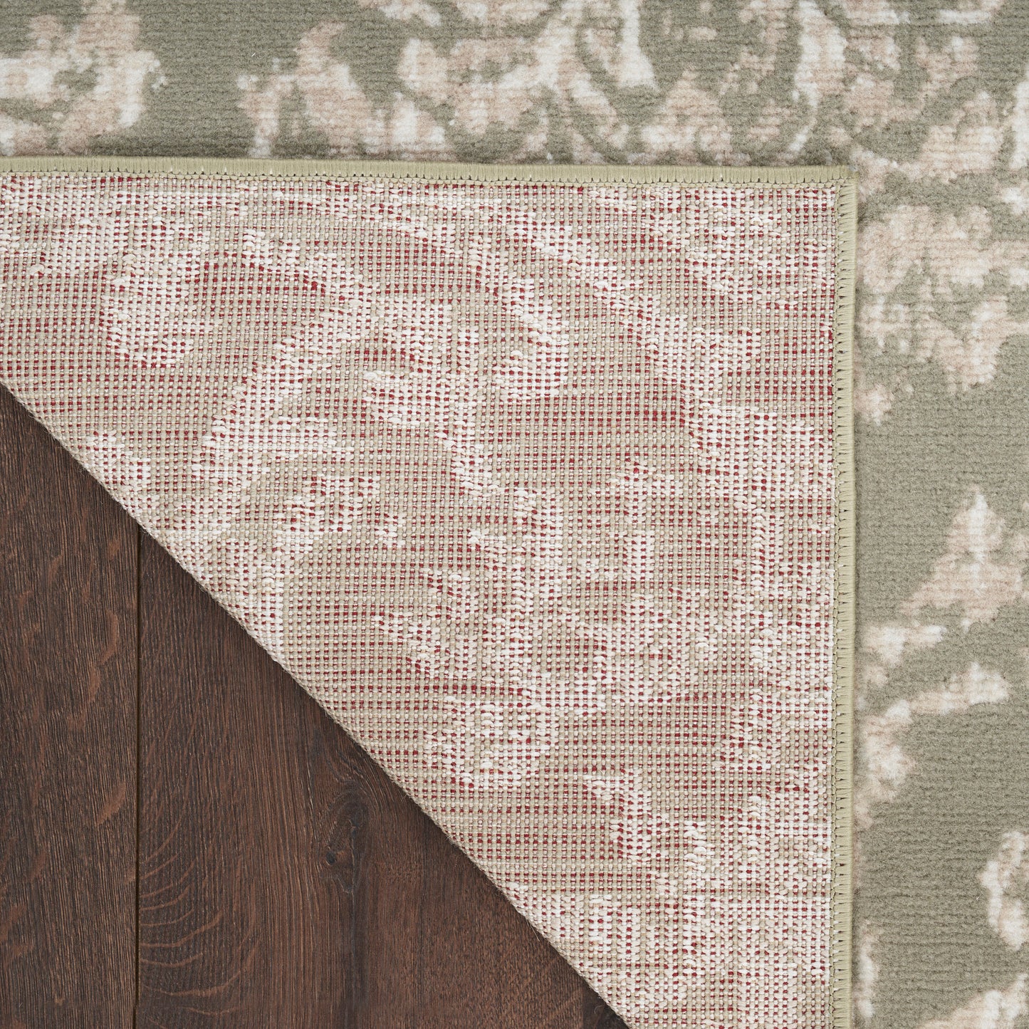 Nourison Jubilant 6' x 9' Olive Vintage Indoor Rug