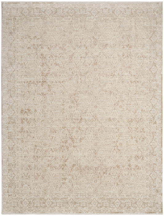 Nourison Shadows 7'10" x 9'10" Ivory Grey Vintage Indoor Rug