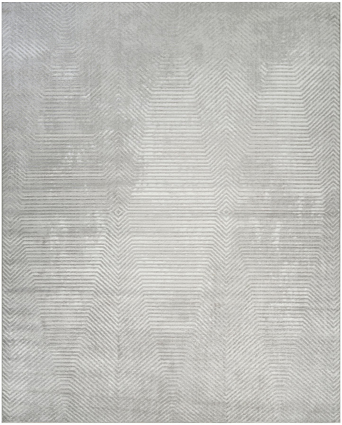 Nourison Dekor 7'10" x 9'10" Grey Vintage Indoor Rug