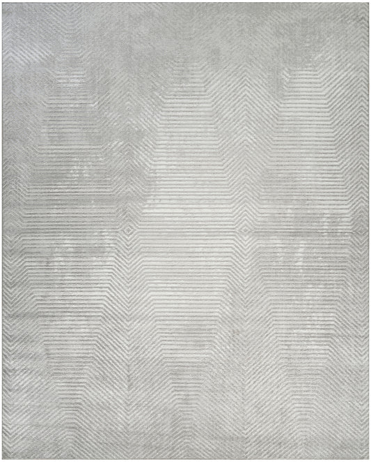 Nourison Dekor 7'10" x 9'10" Grey Vintage Indoor Rug