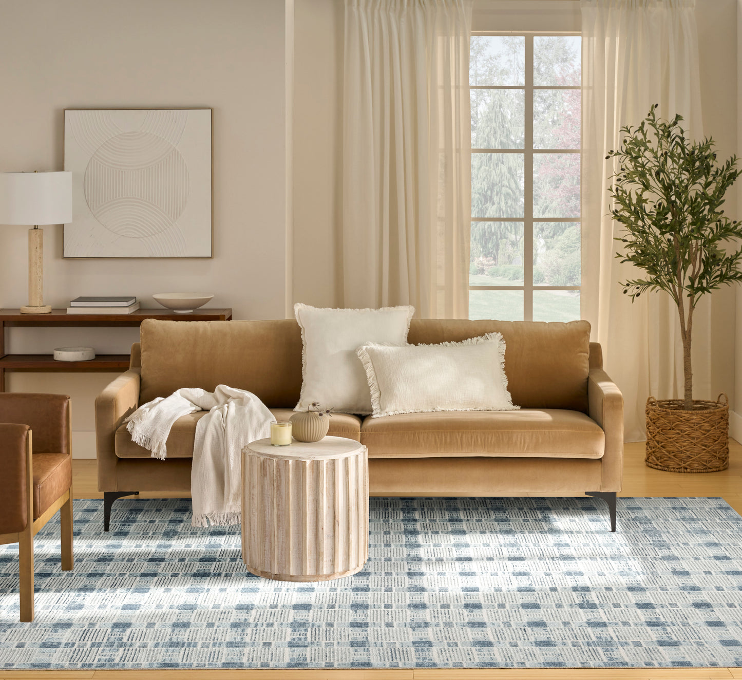 Nourison Nordic 8' x 10' Blue Modern Indoor Rug