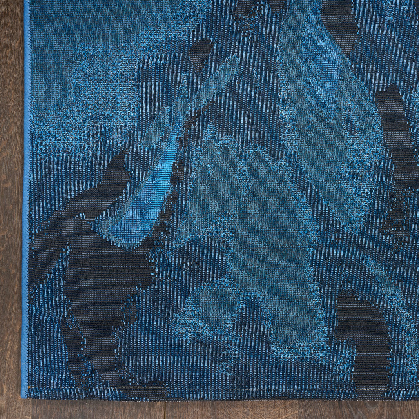 Nourison Color Splash 7'10" x 9'10" Blue Ivory Modern Rug