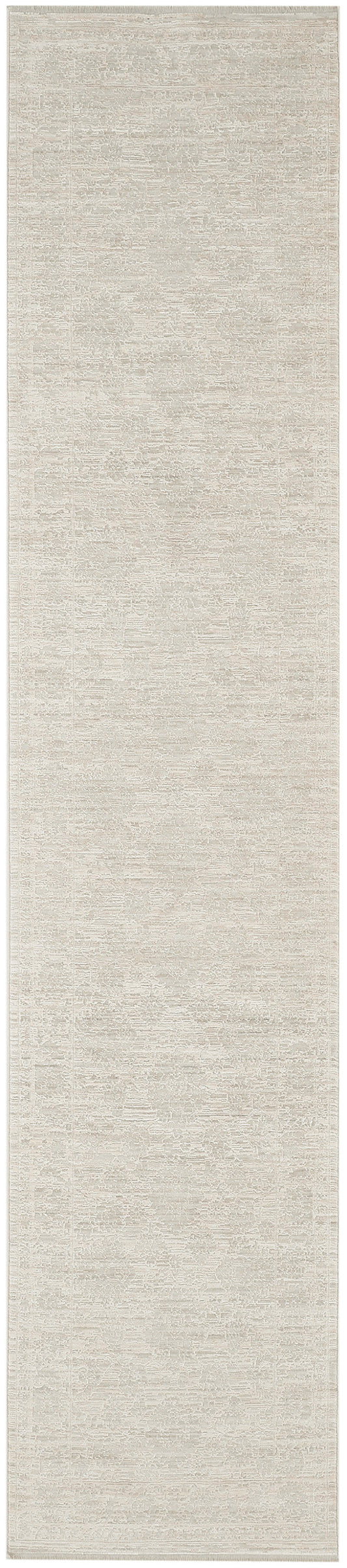 Nourison Shadows 2'2" x 10' Ivory Grey Vintage Indoor Rug