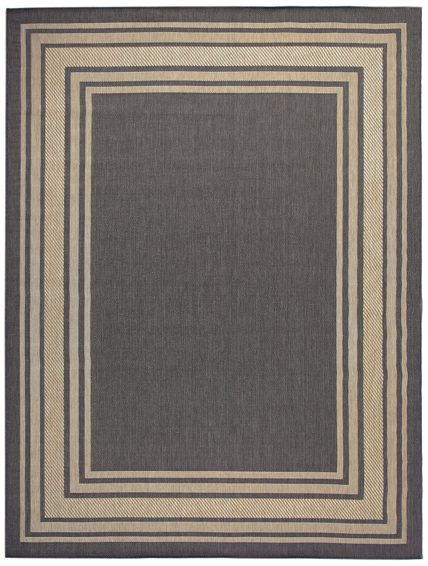 Nourison Horizon Indoor/Outdoor 8' x 10' Charcoal Modern Rug