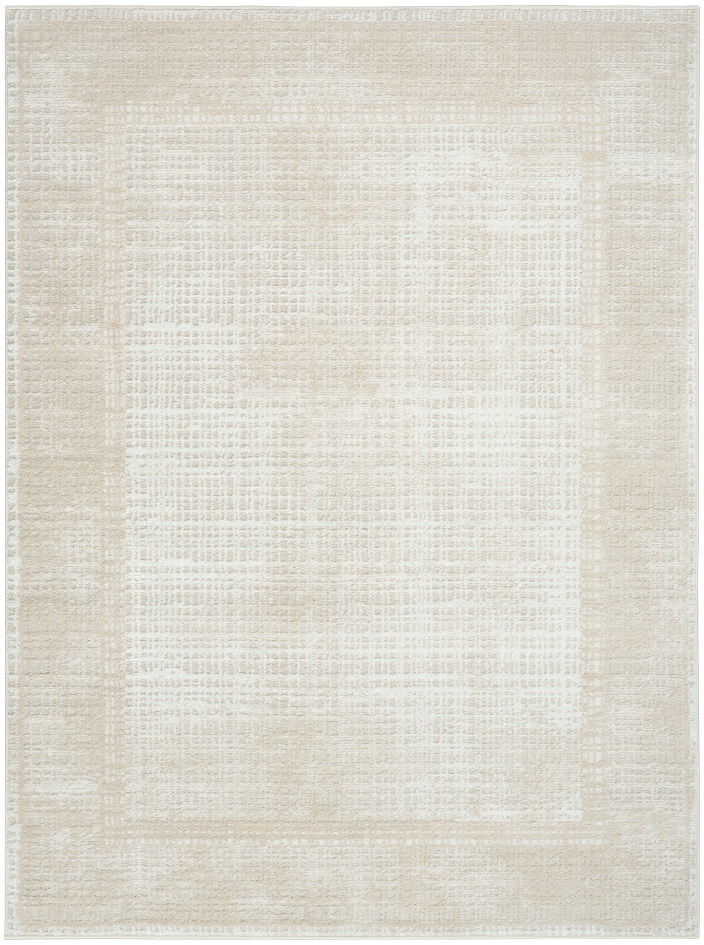 Nourison Dekor 4' x 6' Beige Modern Indoor Rug