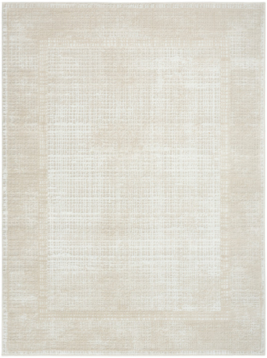 Nourison Dekor 4' x 6' Beige Modern Indoor Rug
