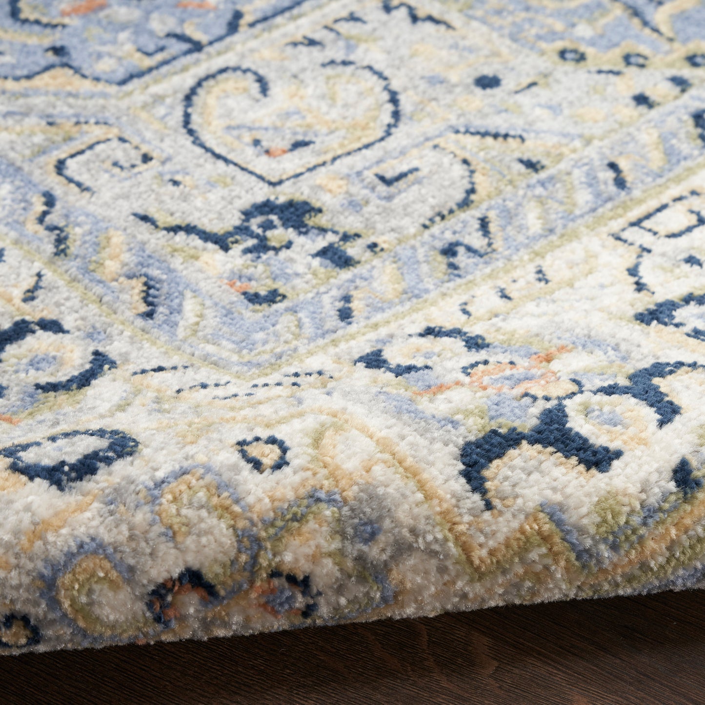 Nourison Nourison Essentials Persian 6' x Round Blue Vintage Rug