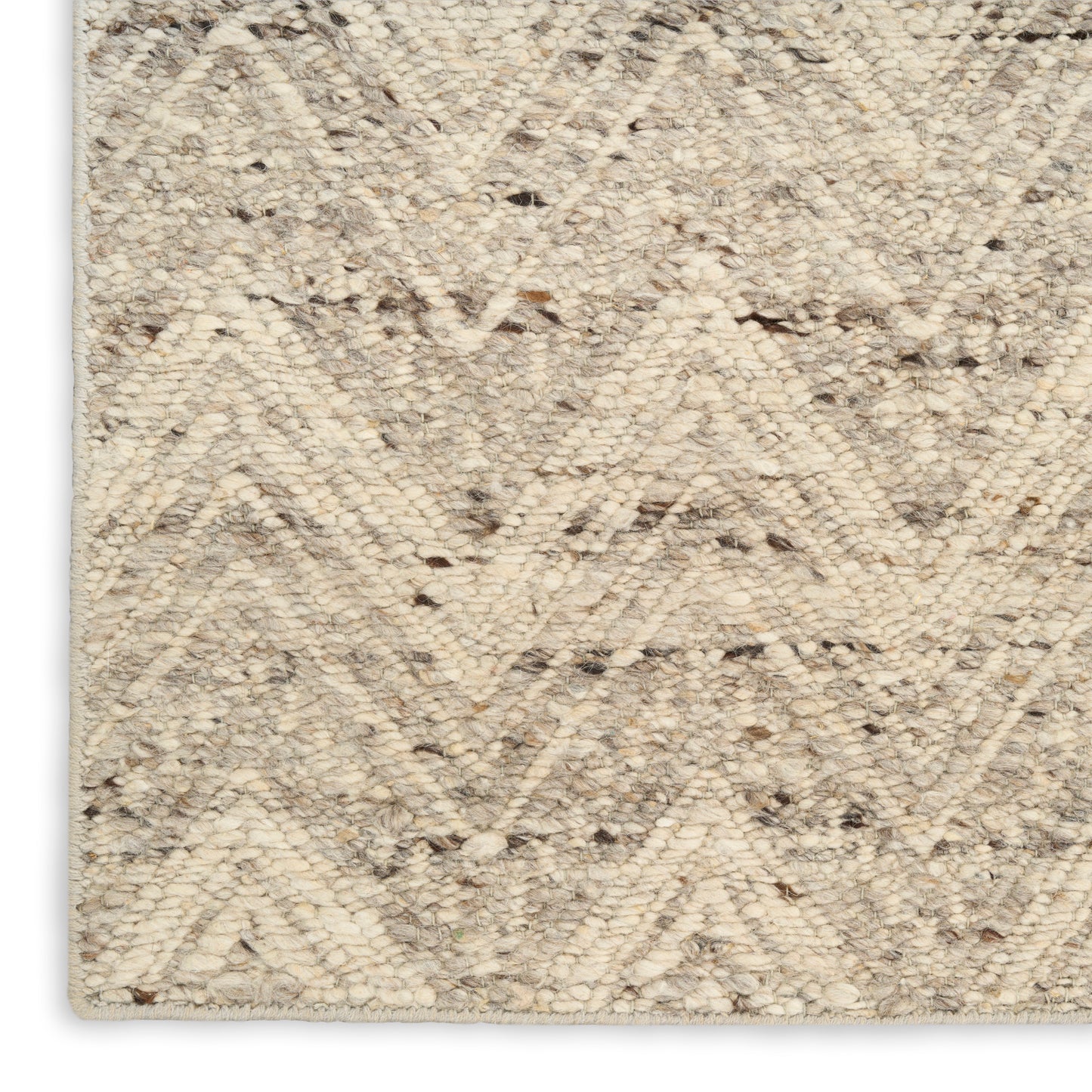DKNY Pure Purl 9'9" x 13'9" Grey Ivory Modern Indoor Rug