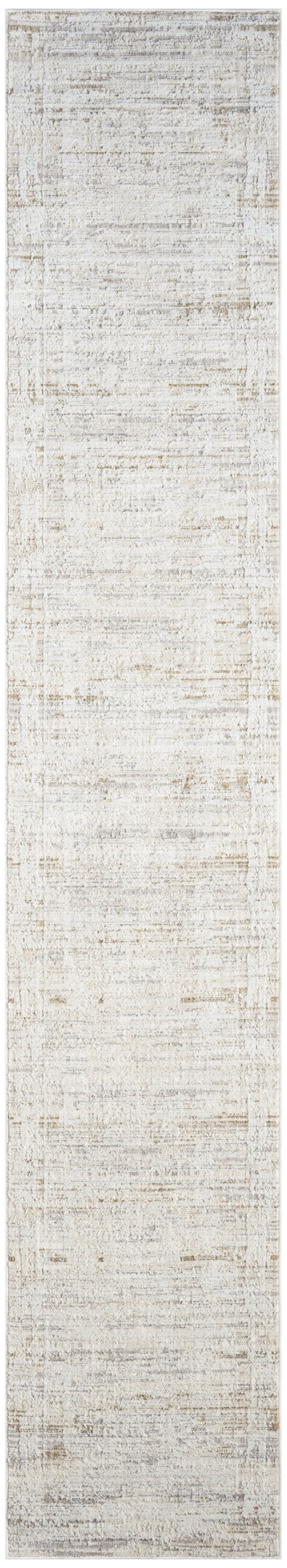 Calvin Klein CK078 Summit 2'2" x 12' Natural Ivory Modern Indoor Rug