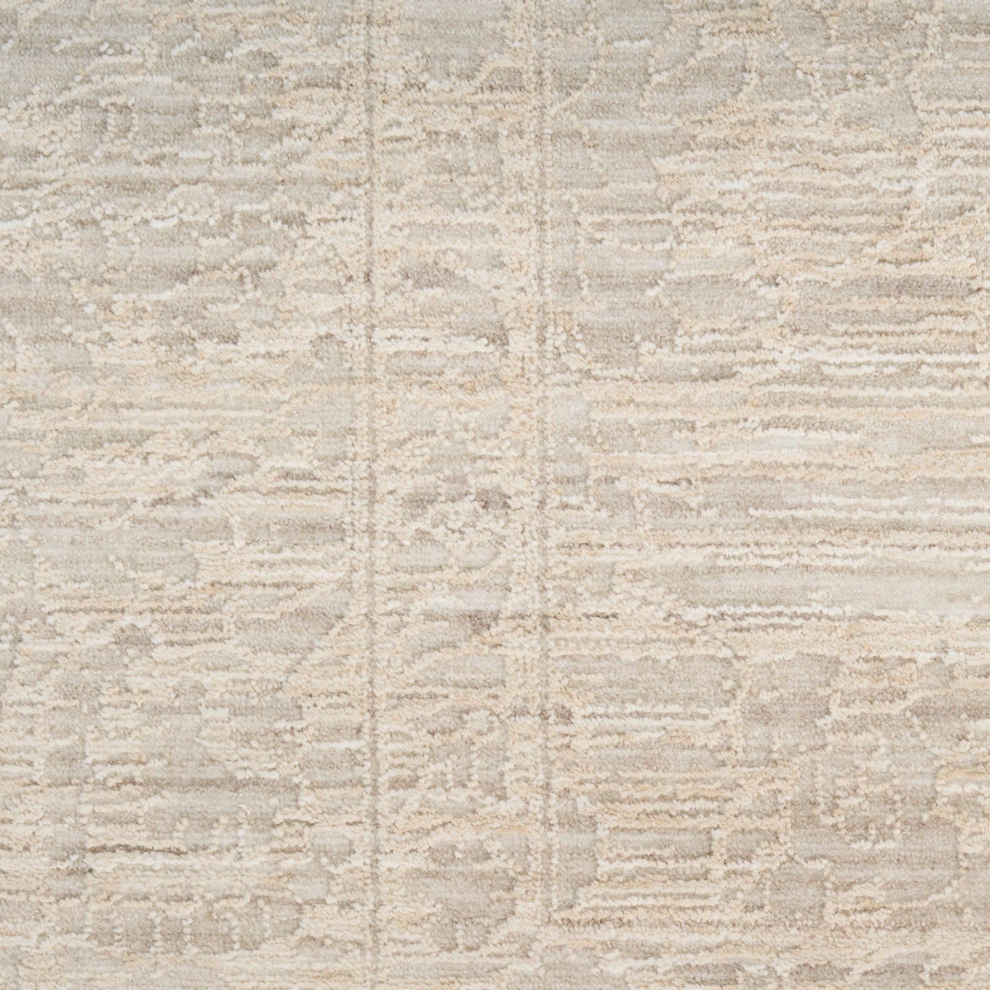 Nourison Shadows 2'2" x 10' Ivory Grey Vintage Indoor Rug