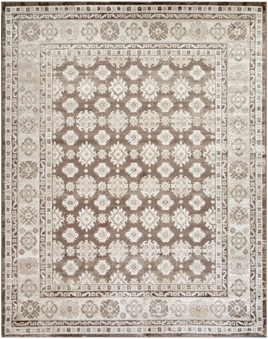 Nourison Dekor 7'10" x 9'10" Ivory Brown Vintage Indoor Rug