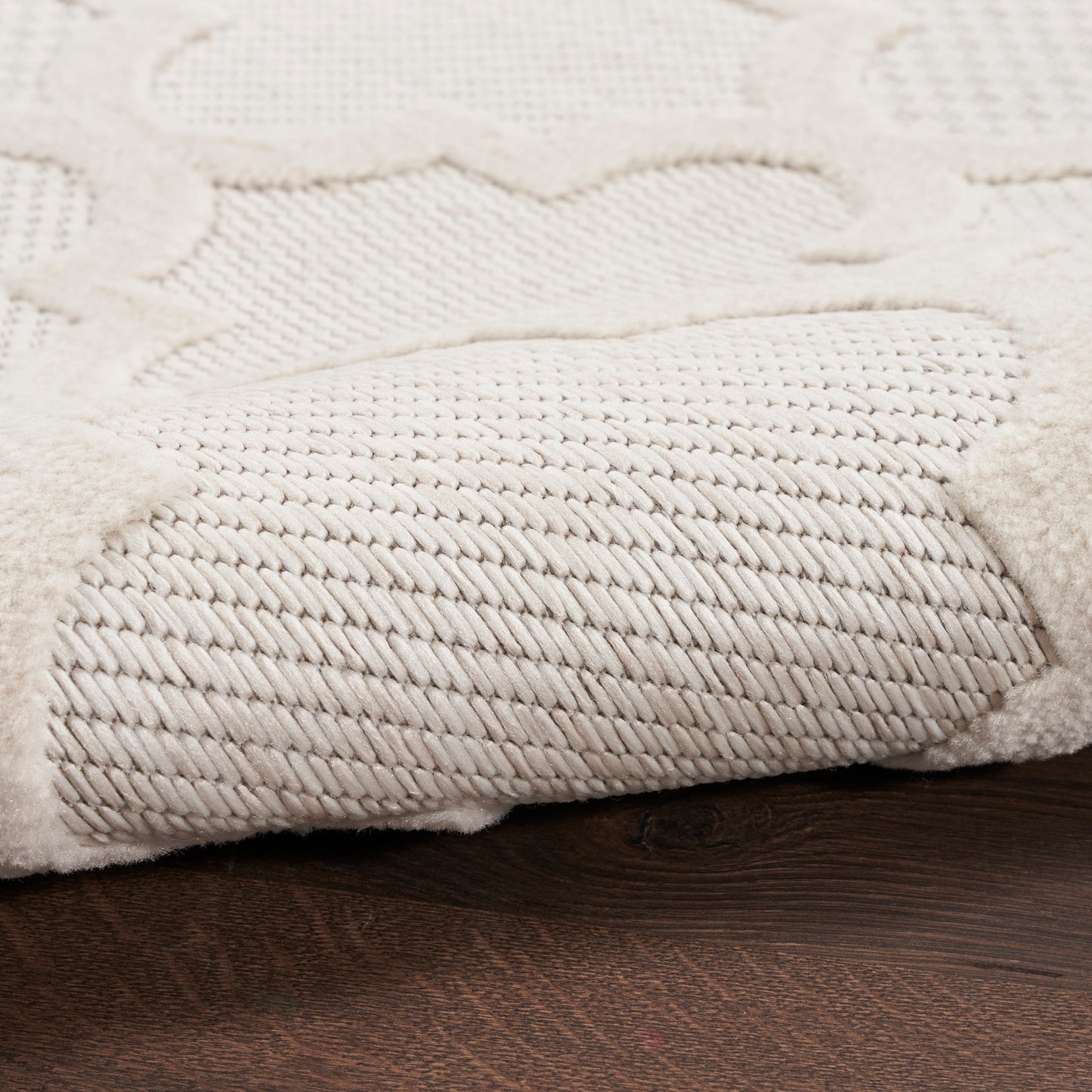 Nourison Easy Care 9' x 12' Ivory White Modern Rug