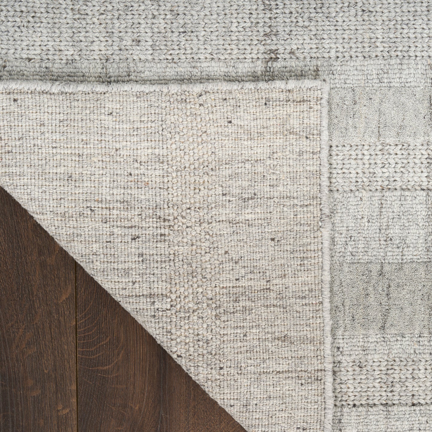 DKNY Pure Multi Weave 4' x 6' Grey Contemporary Indoor Rug