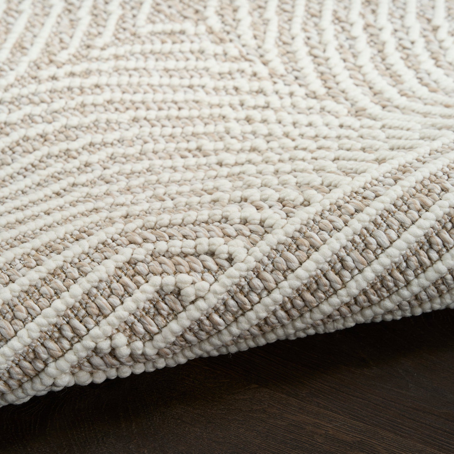 Nourison Natural Texture 7'10" x 9'10" Beige Ivory Modern Indoor Rug