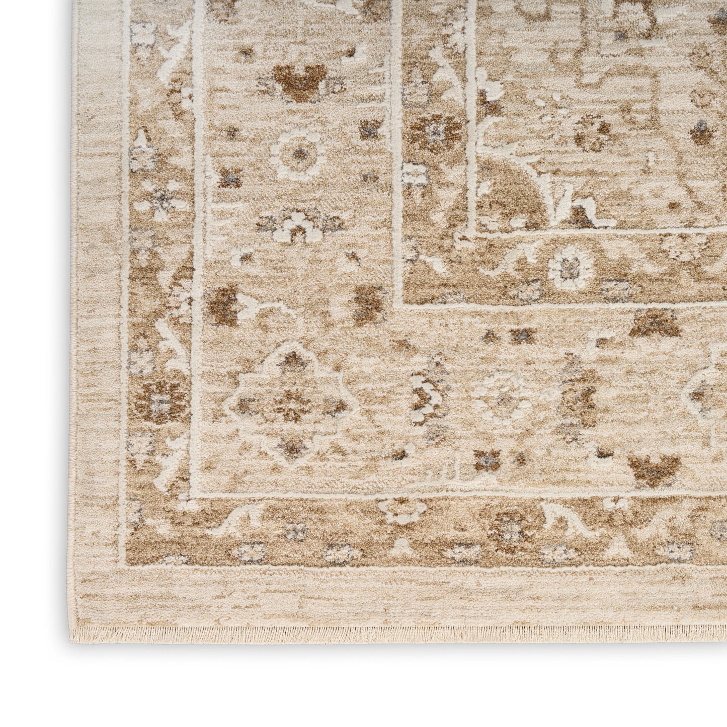 Nourison Retreat 5'3" x 7'6" Beige Vintage Indoor Rug