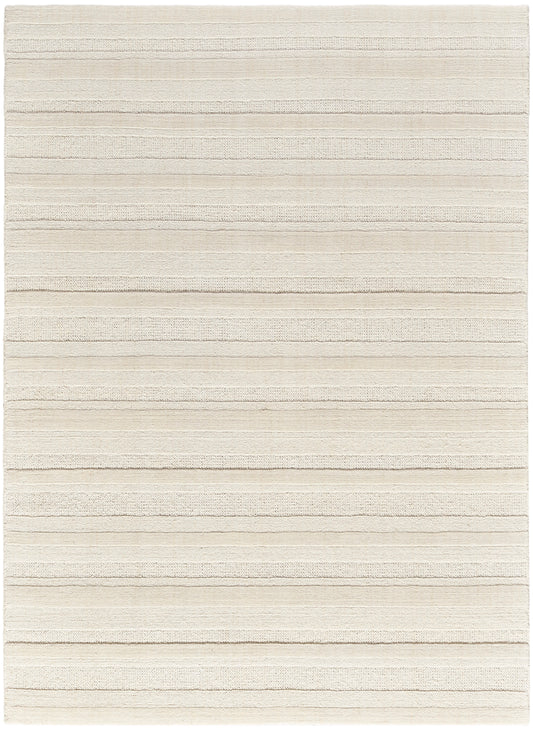 DKNY Pure Multi Weave 4' x 6' Ivory Contemporary Indoor Rug