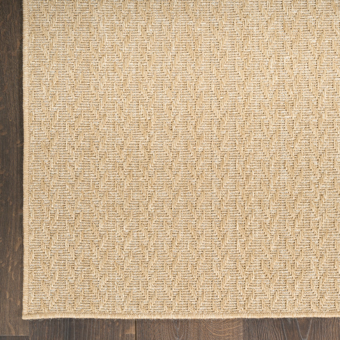 Nourison Tulum 2'2" x 10' Taupe Outdoor Rug