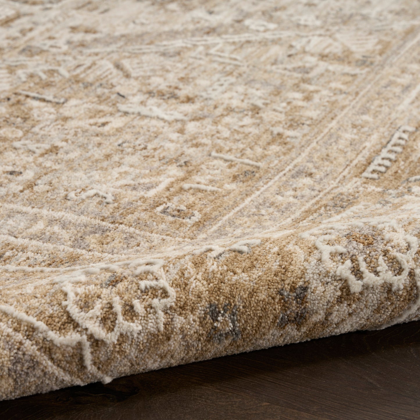 Nourison Retreat 7'10" x 10' Beige Vintage Indoor Rug
